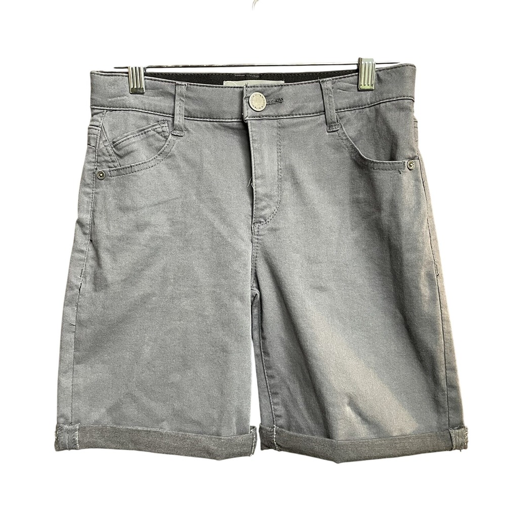 Wit & Wisdom Gray Denim Bermuda Shorts Womenswear Casual Everyday size 00 new